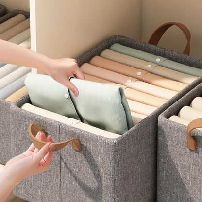 Caja de Almacenamiento para Ropa: Pantalones, Jerséis, Camisas, Ropa Interior y Calcetines