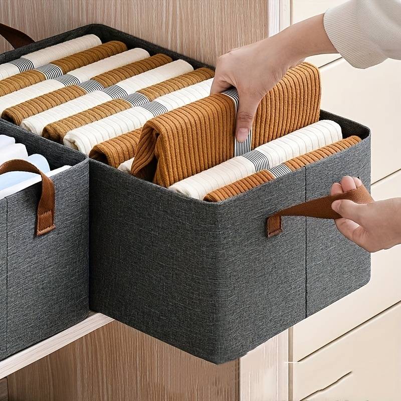 Caja de Almacenamiento para Ropa: Pantalones, Jerséis, Camisas, Ropa Interior y Calcetines