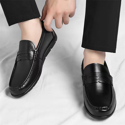 Mocassins Homme Luxe – Cuir Souple & Confort