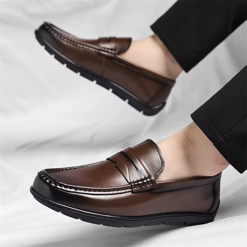 Mocassins Homme Luxe – Cuir Souple & Confort