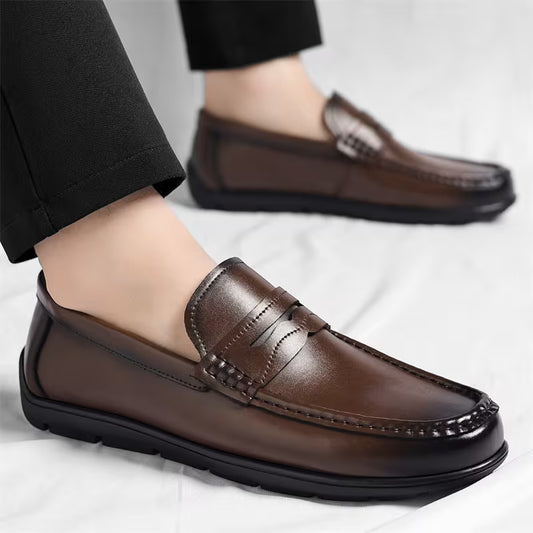 Mocassins Homme Luxe – Cuir Souple & Confort