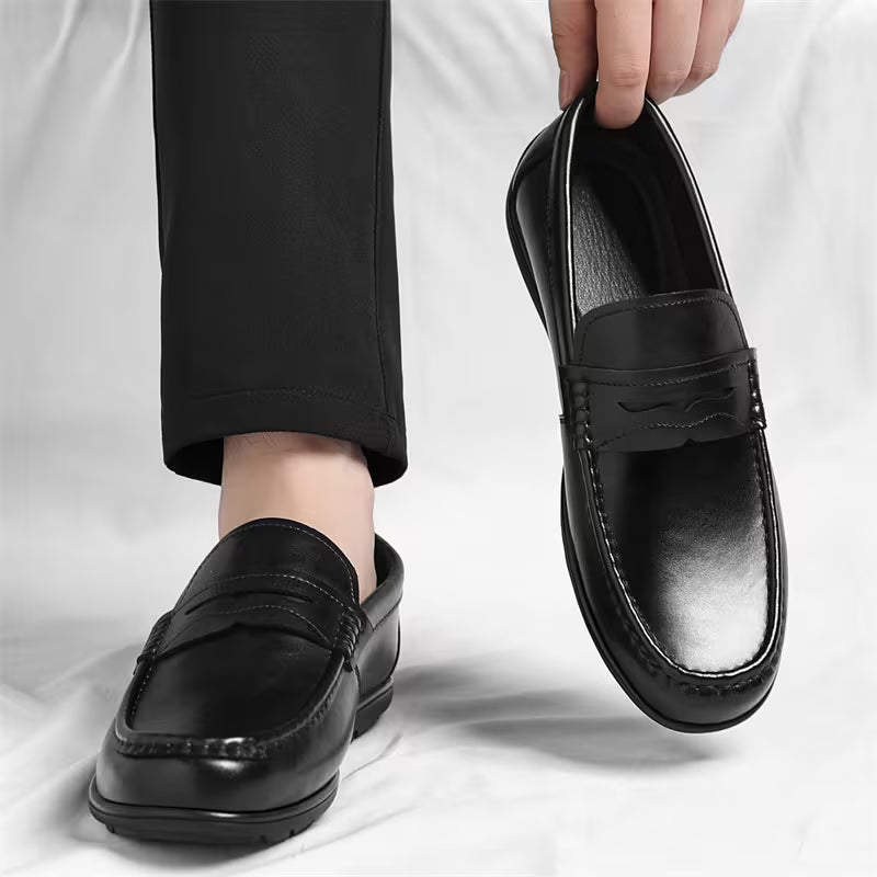 Mocassins Homme Luxe – Cuir Souple & Confort